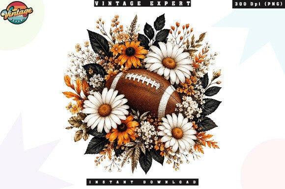 Download Daisy Football Autumn Floral PNG - Floral Collection