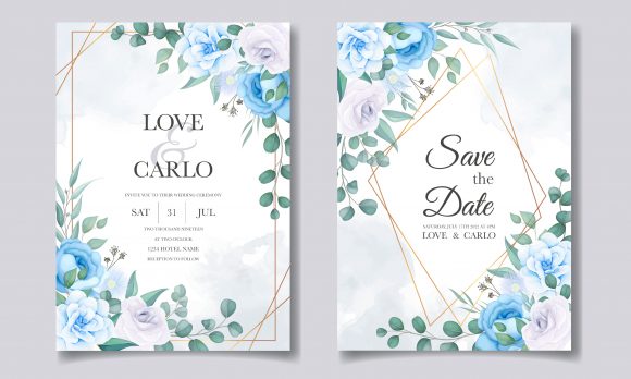 Download Vintage Wedding Invitation Floral Design - Floral Collection