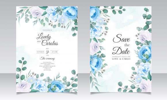 Download Vintage Wedding Invitation Floral Design - Floral Collection
