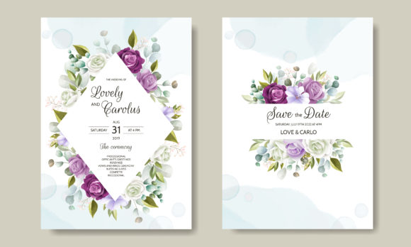 Download Wedding Invitation Floral Design - Floral Collection