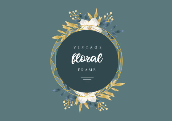 Download Elegant Watercolor Floral Frame - Floral Collection